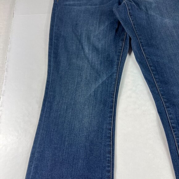 Kut From The Kloth Jeans Women's 33x30 Farrah Bootcut Mid Rise Blue Denim Tag 8 - Picture 4 of 16